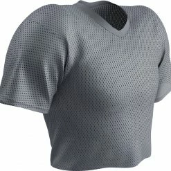 New 🤩 Champro Polyester Youth/Adult Porthole Mesh Custom Practice Football Jersey Black 😀 -football sales Store 1213 fj2 c silver mainProductImage FullSize