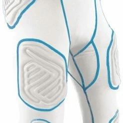 Coupon ✔️ Champro Bull-Rush Adult 7 Pad Integrated Football Girdle White/Grey 👍