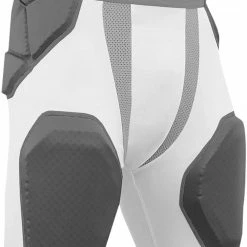 New 😍 Champro Man-Up TRI-FLEX Youth 5 Pad Integrated Football Girdle Black/Charcoal ❤️ -football sales Store 1213 fpgu6g whitegrey s mainProductImage FullSize