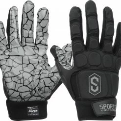 Coupon 👍 Sports Unlimited Max Clash Adult Padded Lineman Football Gloves Black 👍 -football sales Store 1511 fgal black xl mainProductImage FullSize