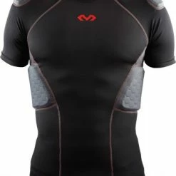 Best deal 💯 McDavid Rival Pro 5-Pad Youth Integrated Football Shirt Black ✔️