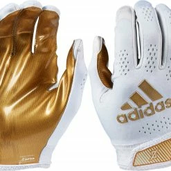 Coupon 🔥 adidas adizero 5-Star 11 Adult Football Receiver Gloves White/Metallic Gold 👍 -football sales Store 215 af1295 whitemetallicgold l mainProductImage FullSize