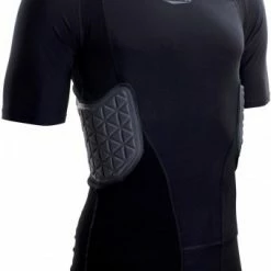 Best Sale 🎉 Schutt Protech Tri Youth Protective Football Shirt Black/Gray 🤩