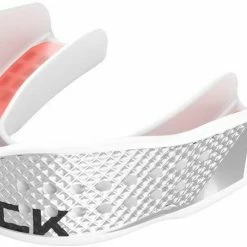 Hot Sale 💯 Shock Doctor Trash Talker Chrome Adult Mouthguard Silver 🔔 -football sales Store 252 10840 silver mainProductImage FullSize
