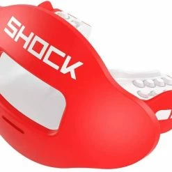 Budget 🛒 Shock Doctor Max AirFlow 2.0 Chrome Lip Guard Red/White 🛒 -football sales Store 252 3500 redwhite mainProductImage FullSize