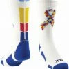 Coupon ⌛ Twin City Autism Ribbon Crew 🧦 Socks Multi ⭐