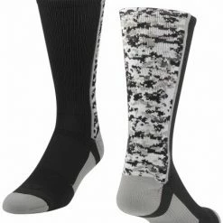 Hot Sale 🧨 Twin City Digital Camo Crew 🧦 Socks White 🔥