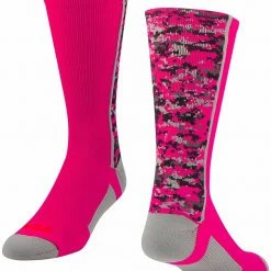 Hot Sale 🧨 Twin City Digital Camo Crew 🧦 Socks White 🔥 -football sales Store 411 dcmc1 hotpink l mainProductImage FullSize