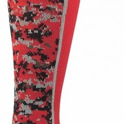 Cheapest 🤩 Twin City Digital Camo Knee High 🧦 Socks Scarlet 🔥 -football sales Store 411 dcmo1 scarlet l mainProductImage FullSize