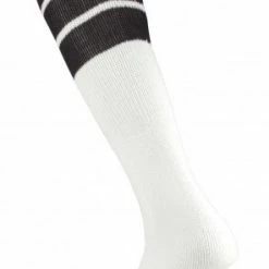 Best reviews of 👍 Twin City 16" 3-Stripe Athletic Tube 🧦 Socks - Size Small Black Stripes ✔️