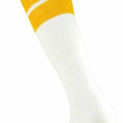 Best reviews of 👍 Twin City 16" 3-Stripe Athletic Tube 🧦 Socks - Size Small Black Stripes ✔️ -football sales Store 411 tcspy goldstripes mainProductImage FullSize
