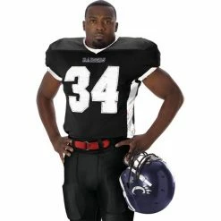 Best Sale 🎁 Alleson 750E Custom Adult/Youth Football Jersey Maroon 😀 -football sales Store 429 750e blackwhite mainProductImage FullSize