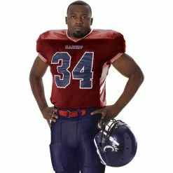 Best Sale 🎁 Alleson 750E Custom Adult/Youth Football Jersey Maroon 😀 -football sales Store 429 750e maroon mainProductImage FullSize