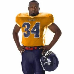 Best Sale 🎁 Alleson 750E Custom Adult/Youth Football Jersey Maroon 😀 -football sales Store 429 750e orange mainProductImage FullSize