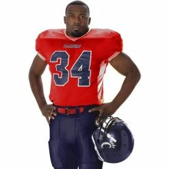 Best Sale 🎁 Alleson 750E Custom Adult/Youth Football Jersey Maroon 😀 -football sales Store 429 750e scarlet mainProductImage FullSize