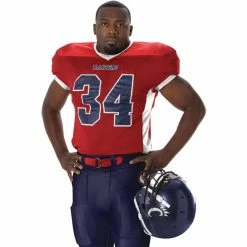 Best Sale 🎁 Alleson 750E Custom Adult/Youth Football Jersey Maroon 😀 -football sales Store 429 750e scarletwhite mainProductImage FullSize