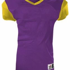 Promo 😍 Alleson Youth Pro Game Football Jersey Charcoal 🌟 -football sales Store 429 751y custom purplelightgold mainProductImage FullSize