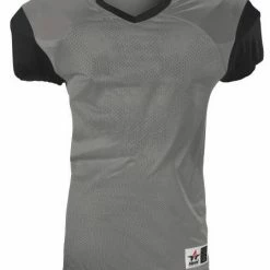 Promo 😍 Alleson Youth Pro Game Football Jersey Charcoal 🌟 -football sales Store 429 751y custom silverblack mainProductImage FullSize