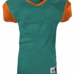 Promo 😍 Alleson Youth Pro Game Football Jersey Charcoal 🌟 -football sales Store 429 751y custom tealorange mainProductImage FullSize