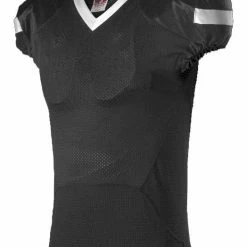 Top 10 🔥 Alleson Youth/Adult Pro Flex Cut Belt Length Custom Football Jersey White/Navy 👏 -football sales Store 429 754 c blackwhite mainProductImage FullSize