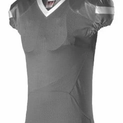 Top 10 🔥 Alleson Youth/Adult Pro Flex Cut Belt Length Custom Football Jersey White/Navy 👏 -football sales Store 429 754 c charcoalwhite mainProductImage FullSize