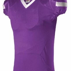 Top 10 🔥 Alleson Youth/Adult Pro Flex Cut Belt Length Custom Football Jersey White/Navy 👏 -football sales Store 429 754 c purplewhite mainProductImage FullSize