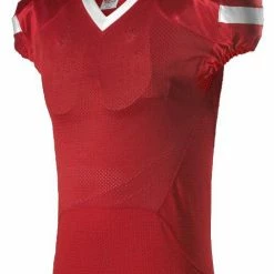 Top 10 🔥 Alleson Youth/Adult Pro Flex Cut Belt Length Custom Football Jersey White/Navy 👏 -football sales Store 429 754 c scarletwhite mainProductImage FullSize