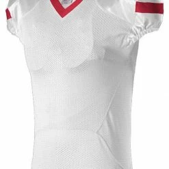 Top 10 🔥 Alleson Youth/Adult Pro Flex Cut Belt Length Custom Football Jersey White/Navy 👏 -football sales Store 429 754 c whitescarlet mainProductImage FullSize