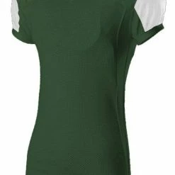 Best deal 😀 Alleson Youth/Adult Stretch Game Custom Football Jersey Charcoal/White 🛒 -football sales Store 429 792ztn c darkgreenwhite mainProductImage FullSize