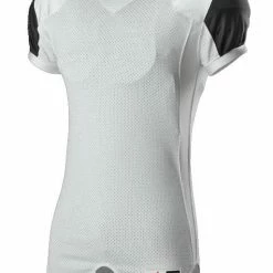 Best deal 😀 Alleson Youth/Adult Stretch Game Custom Football Jersey Charcoal/White 🛒 -football sales Store 429 792ztn c whiteblack mainProductImage FullSize
