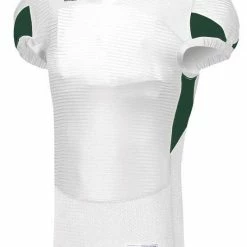 New 💯 Russell Adult Waist Length Custom Football Jersey White/Red ✔️ -football sales Store 43 s81xcm c whitedarkgreen mainProductImage FullSize