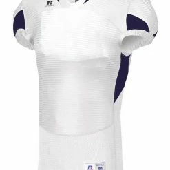 New 💯 Russell Adult Waist Length Custom Football Jersey White/Red ✔️ -football sales Store 43 s81xcm c whitepurple mainProductImage FullSize