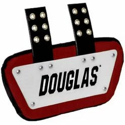 Brand new 🤩 Douglas Custom Pro CP Series Removable Football Back Plate - 6 Inch White/Royal 🔔 -football sales Store 628 acbp6 whitemaroon mainProductImage FullSize