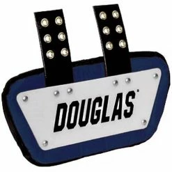 Brand new 🤩 Douglas Custom Pro CP Series Removable Football Back Plate - 6 Inch White/Royal 🔔 -football sales Store 628 acbp6 whitenavy mainProductImage FullSize