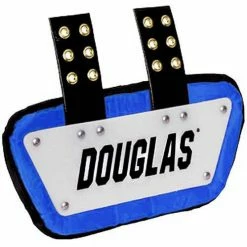 Brand new 🤩 Douglas Custom Pro CP Series Removable Football Back Plate - 6 Inch White/Royal 🔔 -football sales Store 628 acbp6 whiteroyal mainProductImage FullSize