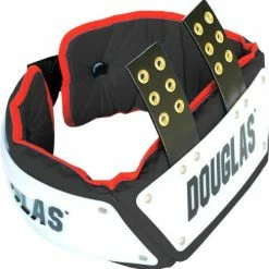 Discount 💯 Douglas Custom Pro Football Adjustable Rib Protector Combo Red/Black 😍