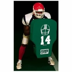 Cheapest 🌟 Fisher HD104 31" x 21" Contour Football Body Shield Maroon 🔥 -football sales Store 753 hd104 forestgreen mainProductImage FullSize