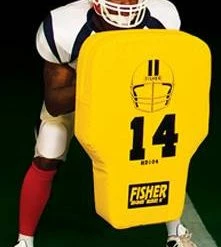 Cheapest 🌟 Fisher HD104 31" x 21" Contour Football Body Shield Maroon 🔥 -football sales Store 753 hd104 gold mainProductImage FullSize