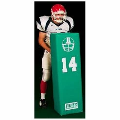 Best Pirce 💯 Fisher Dual Purpose 50" x 14" Square Football Blocking Dummy Kelly Green 🛒 -football sales Store 753 sd14 kellygreen mainProductImage FullSize