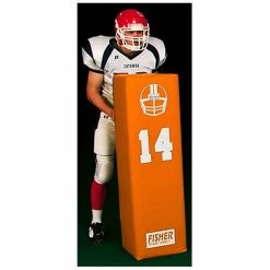 Best Pirce 💯 Fisher Dual Purpose 50" x 14" Square Football Blocking Dummy Kelly Green 🛒 -football sales Store 753 sd14 orange mainProductImage FullSize