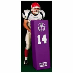 Best Pirce 💯 Fisher Dual Purpose 50" x 14" Square Football Blocking Dummy Kelly Green 🛒 -football sales Store 753 sd14 purple mainProductImage FullSize