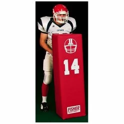 Best Pirce 💯 Fisher Dual Purpose 50" x 14" Square Football Blocking Dummy Kelly Green 🛒 -football sales Store 753 sd14 red mainProductImage FullSize