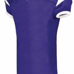 Hot Sale 😍 Augusta Youth/Adult Slant Custom Football Jersey Columbia/White 🔔 -football sales Store 82 9582 c purplewhite mainProductImage FullSize