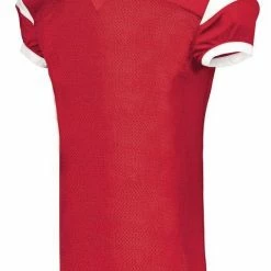 Hot Sale 😍 Augusta Youth/Adult Slant Custom Football Jersey Columbia/White 🔔 -football sales Store 82 9582 c redwhite mainProductImage FullSize