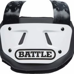 Wholesale 🔔 Battle Sports Back Bone Youth Football Back Plate White/Black 🛒 -football sales Store 897 bonebp youth whiteblack mainProductImage FullSize