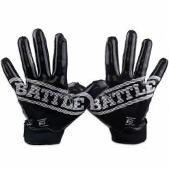 Top 10 🎁 Battle Sports Doom 1.0 Youth Football Receiver Gloves Black 🎁