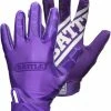 Discount 🎉 Battle Sports Double Threat Youth Receiver Gloves Purple 🤩