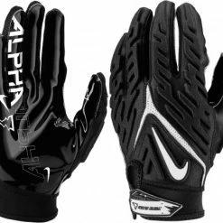 Outlet 🎁 Nike Superbad 6.0 Adult Football Gloves White/Black ⌛