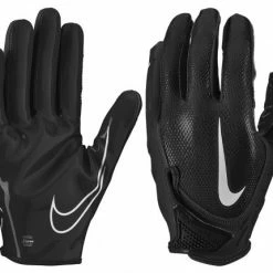 Budget ✔️ Nike Vapor Jet 7.0 Adult Football Gloves Grey/White/Metallic Gold 🤩