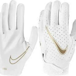Brand new ✔️ Nike Vapor Jet 6.0 Youth Football Gloves Navy/White ✨ -football sales Store 966 n1000606 whitemetallicgold l mainProductImage FullSize